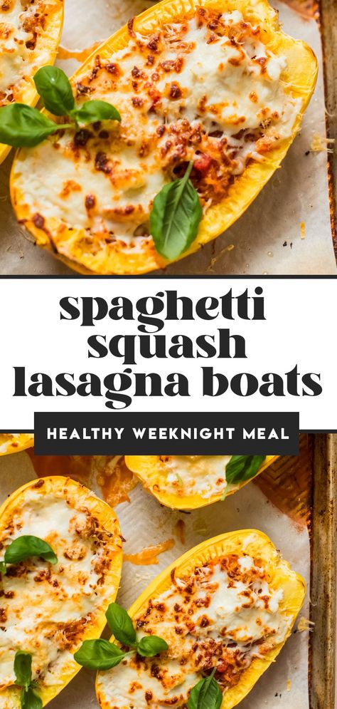 Spaghetti Squash Lasagna Vegetarian, Spagetti Squash Lasagna Boats, Chicken Primavera Spaghetti Squash Boats, Spaghetti Squash Lasagna Bowls, Baked Spaghetti Squash Lasagna, Roasted Garlic Spaghetti Squash Lasagna Boats, Margherita Spaghetti Squash, Spaghetti Squash Italian Recipes, Spaghetti Squash Recipes Turkey