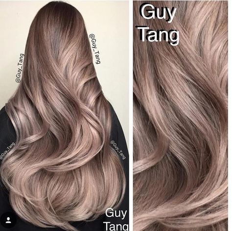 If you have a passion for hair and, especially, haircolor, there's no doubt you've heard of Guy Tang. Tang took social media by storm through his constant postings of vibrant haircolor finishes in bright, vivid Pravana shades; metallic Kenra hues; and taking Olaplex to the masses by being an ambassador for the bond-building additive. The Tulsa, Oklahoma, native moved to Los Angeles about six years ago and has since become a near-household name. He has nearly 1 million Instagram followers, and... Brunette Dimension, Guy Tang Hair, Guy Tang, Balayage Hair Dark, Brunette Balayage Hair, Balayage Hair Blonde, Hair Color Balayage, Cosmetology, Ombre Hair