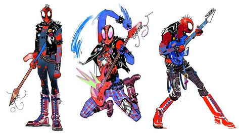 Spider Man Characters, All Spiderman, Spiderman Across The Spiderverse, Spiderman Into The Spiderverse, Spiderman Across The Spider Verse, Spider Sona, Spiderman Stuff, Circus Characters, Spiderman Spiderverse