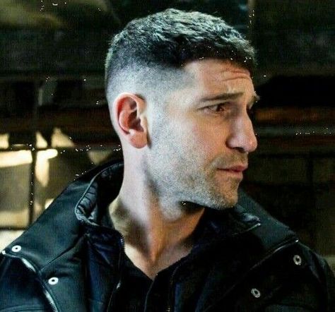 The Punisher Hairstyle, Jon Bernthal Haircut, Frank Castle Haircut, The Punisher Haircut, Punisher Haircut, Men Short Hair Fade, Soldier Haircut, John Bernthal, Very Short Hair Men