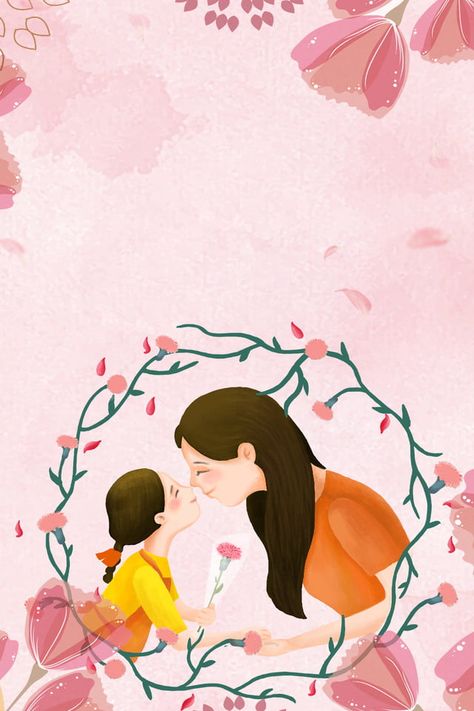 Mother Background Wallpaper, Flower Advertising, Mother Day Background, Mother’s Day Background, Happy Mother’s Day Iphone Wallpaper, Beautiful Flower Wallpaper, Mothers Day Poster Background, Hug Illustration, Advertising Background