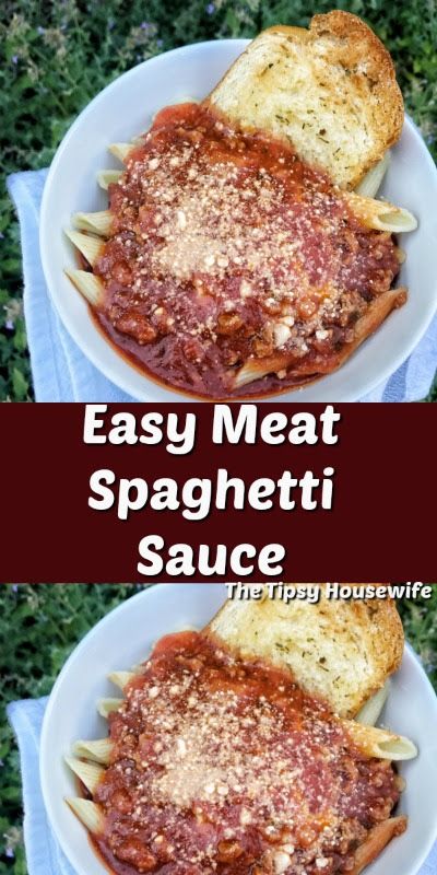 Easy weeknight meat spaghetti sauce.   #spaghetti #pasta #weeknightdinner #recipes Hunts Tomato Sauce Recipes, Meat Spaghetti Sauce, Meat Spaghetti, Ground Beef Spaghetti Sauce, Spaghetti Sauces, The Tipsy Housewife, Meat Sauce Recipe, Tipsy Housewife, Spagetti Recipe