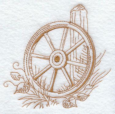 Wagon Wheel Tattoo Ideas, Wagon Wheel Tattoo, Magic Embroidery, Embroidery Pen, Embroidery Things, Wheel Tattoo, Wagon Wheels, Horse Pics, Old Wagons