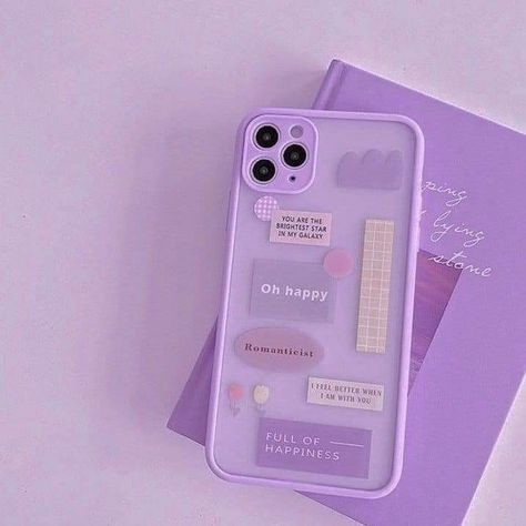 Diy Phone Case Design, Purple Vibe, Lavender Aesthetic, Girly Phone Cases, Kawaii Phone Case, Pretty Iphone Cases, Pretty Phone Cases, Stylish Phone Case, Aesthetic Phone Case