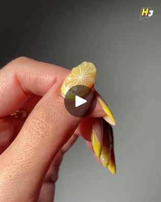 1.9M views · 2.9K reactions | 3d Lemon Nail Art | I want these lemon nails!😍🍋 | By Hollywood Journal | Facebook Lemon Nail Art, Lemon Nails, I Want, Manicure, Lemon, Hollywood, Nail Art, Nails, Art