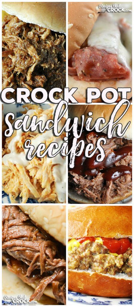 This week for our Friday Favorites we have some yummy Crock Pot Sandwich Recipes like Crock Pot Buffalo Chicken Sliders, Crock Pot Hot Pastrami Sandwiches, Crock Pot Mississippi Beef Sandwiches, Crock Pot Cheeseburger Sandwiches, Crock Pot Apple BBQ Chicken Sandwiches and Crock Pot Virginia Style Shredded Beef Sandwiches! Buffalo Chicken Sliders Crock Pot, Apple Bbq Chicken, Cheeseburger Sandwiches, Crock Pot Sandwich Recipes, Beef Sandwiches Crock Pot, Mississippi Beef, Crock Pot Sandwiches, Crock Pot Buffalo Chicken, Hot Sandwich Recipes