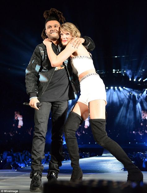 Getting flirty: The Weeknd revealed in Rolling Stone magazine that Taylor Swift… Looks Cinema, Taylor Swift 1989 Tour, Starboy The Weeknd, The 1989 World Tour, 1989 Tour, Abel The Weeknd, Taylor Swift 1989, Bad Blood, Swift 3