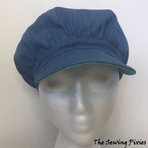 Reversible Newsboy Hat Sewing Pattern - Agnes Creates Newsboy Cap Pattern, Newsboy Hat Pattern, Hat Sewing Pattern, Artsy Crafts, Hat Sewing, Baker Boy Hat, Printable Sewing Patterns, Hat Patterns To Sew, Newsboy Hat