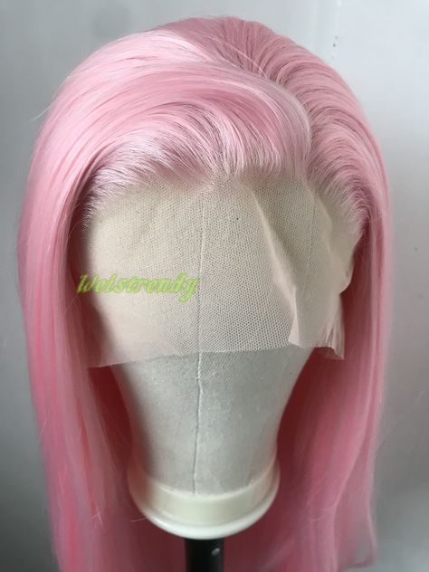 Pink Lace Wig, Colorful Hairstyles, Halloween Group, Pastel Pink Hair, Wig Styling, Hairstyles Natural, Hair Line, Wig Color, Pink Wig