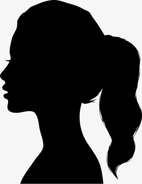 Silhouette Woman Face, Woman’s Silhouette, Woman Side Profile Silhouette, Sillouttes Images Women, Character Silhouette, Silhouette Face, Silhouette Girl, Silhouette Of A Woman, Queen Images