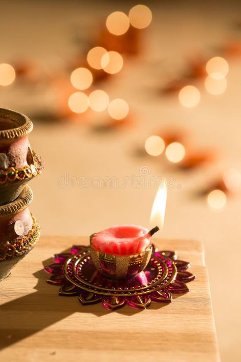 Photo about Diwali lights placed nearby diyas in low light. Image of festival, indian, celebrations - 100281499 Diwali Product Shoot, Diwali Campaign, Diwali Desserts, Diwali Shoot, Diyas Diwali, Diwali Photoshoot, Indian Holidays, Sweets Photography, Diwali Diyas