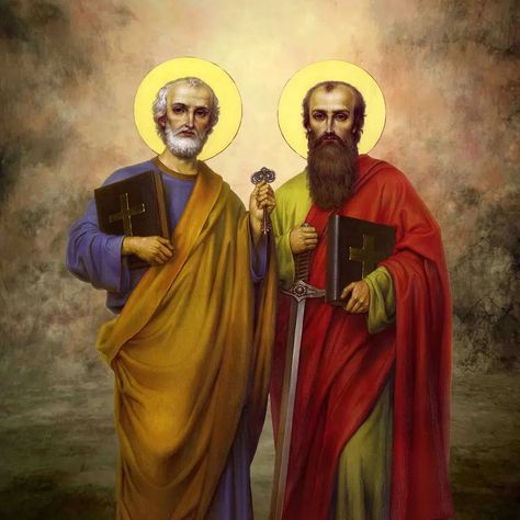 Saints Peter And Paul, Catholic Feast Days, Christian Calendar, St Peter And Paul, Roman Church, Christian Backgrounds, Church Bulletin, Saint Peter, Christian Artists