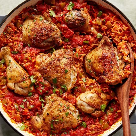 Delish Mexican Chicken And Rice, Pollo Recipe, Jambalaya Recipe, One Pot Chicken, Duck Recipes, Mexican Chicken, Jambalaya, Winner Winner Chicken Dinner, Chicken Rice