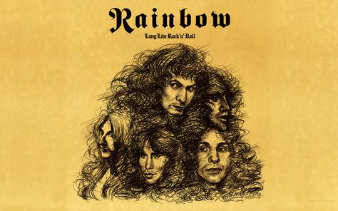 Classic Rock Album Covers Wallpaper - WallpaperSafari Ritchie Blackmore's Rainbow, Rock Album Cover, Gate Of Babylon, Greatest Album Covers, Classic Rock Albums, Ritchie Blackmore, Musica Disco, Rock Album Covers, James Dio