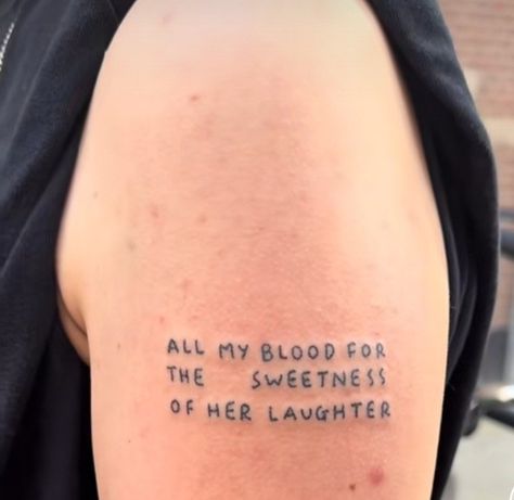 Jeff Buckley tattoo Aesthetic Quote Tattoos, Remember Me Tattoo, Funny Quote Tattoos, Be Quiet And Drive Tattoo, Jeff Buckley Inspired Tattoo, The Giver Tattoo, Tattoo Ideas Lyrics, Lover You Should've Come Over Tattoo, I Love You I’m Glad I Exist Tattoo