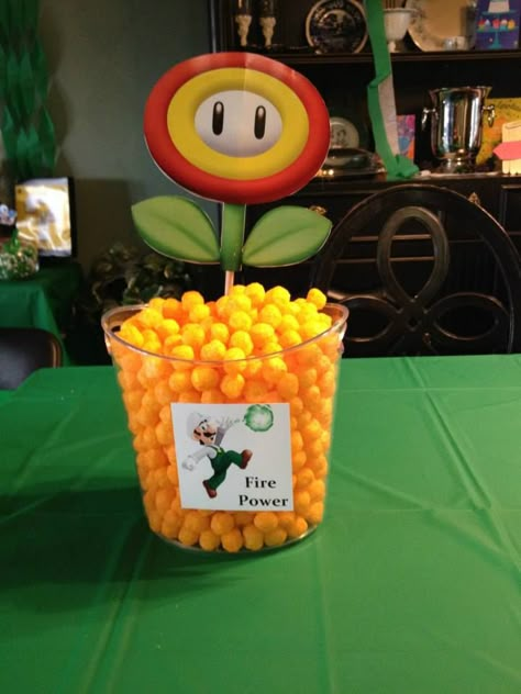 Mario Brothers Themed Food, Mario Snacks Food Ideas, Supermario Theme Party Food, Birthday Mario Bros Goody Bags, Super Mario Bro Food Ideas, Mario Gender Reveal, Bowser Party, Super Mario Brothers Movie Party, Mushroom Coloring Pages