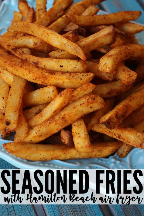 Best Seasoned Fries, French Fry Air Fryer Recipes, Deep Fryer French Fries, Air Fryer Fries Homemade Crispy, Air Fryer Seasoned French Fries, Seasoned Fries Air Fryer, Air Fryer Fries Fresh, Diy Fries In Air Fryer, Best Seasoning For Fries