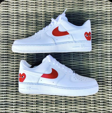 Air Force Women, Nike Air Force 1 Custom, Air Force Shoes, Custom Shoes Diy, Nike Shoes Air Force, White Nike Shoes, Custom Nike Shoes, Nike Shoes Outfits, Air Force 1 Custom