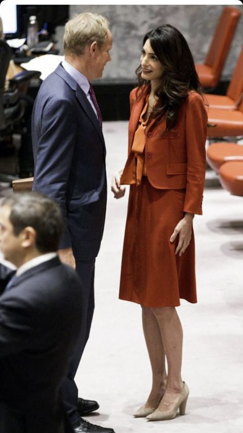 Nadia Murad, Executive Outfit, Amal Clooney Style, Business Dress Code, Elegant Veils, Council Chamber, Amal Alamuddin, United Nations Security Council, Lawyer Fashion