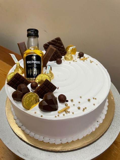 26th Birthday Cake Ideas, 26th Birthday Cake, Liquor Cake, 26th Birthday, Birthday Cake Ideas, Cake Ideas, Cake Designs, Liquor, Birthday Cake