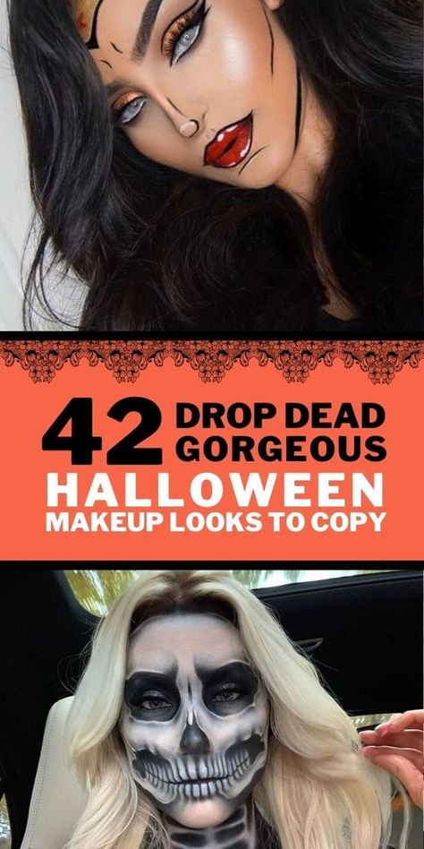 Looking for some pretty Halloween makeup ideas that are creative but not too scary? Achieving easy Halloween make up looks can seem challenging, but with inspiration and creativity, it doesn't have to be. For Halloween 2020 here are the best pretty Halloween make-up looks. These creative ideas are sure to inspire and elevate your Halloween costume this year. #halloween2020 #halloweenmakeup Halloween Make Up Looks, Pretty Halloween Makeup, Quick Halloween Costumes, Halloween Makeup Diy, Cute Halloween Makeup, Halloween Makeup Ideas, Halloween Makeup Pretty, Beauty Content, Cool Halloween Makeup