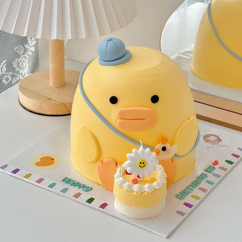 Creamy Cake, Duck Cake, Yellow Duck, Thank You, Cake, Yellow, On Instagram, Instagram