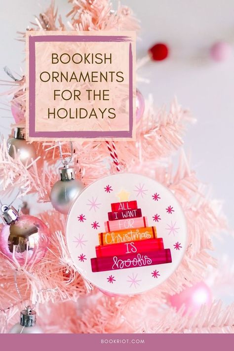 Bookish Christmas, Reading Gifts, Book Tshirts, Book Jewelry, Holiday Books, Bookish Gifts, Deck The Halls, Ornaments Diy, Diy Christmas Ornaments