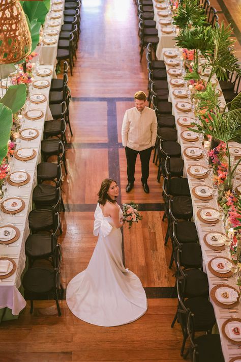 Subdued Elegance and Bold Details | Philippines Wedding Blog Being A Minimalist, Filipiniana Wedding Theme, Filipiniana Wedding, Philippine Wedding, Filipino Wedding, Philippines Wedding, Wedding Details Photography, Venue Decor, Wedding Reception Venues