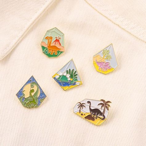 ✨ Welcome To Pin Klasika ✨
They are harmless, just cute and adorable! Enamel Pins that looks great on Your backpacks, Outfits, or anything else you would like to decorate  

More Dinosaur pin 👇https://www.etsy.com/shop/PinKlasika?ref=seller-platform-mcnav&section_id=40251693

✉️ Feel free to send us an inquiry, we'll be happy to help you 💓 Dinosaur Pin, Orange Season, Dinosaur Era, Funny Dinosaur, Bag Badges, Pin Enamel, Dinosaur Funny, Cartoon Dinosaur, Shirt Bag