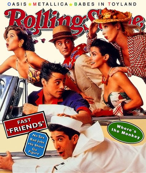 Friends  (Cover of Rolling Stone, Issue 708, May 18, 1995) Friends 1994, Rolling Stone Magazine, Matt Leblanc, Ross Geller, Friends Moments, Phoebe Buffay, Rurouni Kenshin, Friends Wallpaper, Chandler Bing