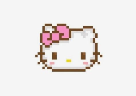 Hello Kitty Medium Widget, Pixel Hello Kitty, Medium Widget, Walpaper Hello Kitty, Pix Art, Hello Kitty Sanrio, Image Search, Hello Kitty, Kitty