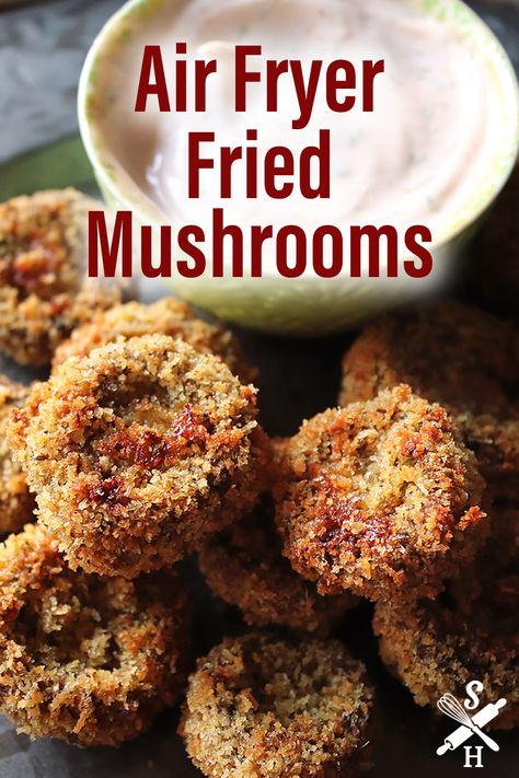 Morel Mushroom Recipes, Fried Mushroom Recipes, Keto Asparagus, Healthy Air Fryer Recipes, Breaded Mushrooms, Air Fryer Recipes Snacks, Grilled Asparagus Recipes, Healthy Air Fryer, Air Fryer Cooking Times