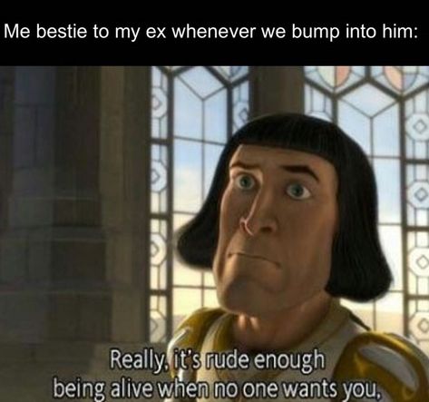 Shrek Quotes Funny, Shrek Quotes, Shrek 2001, Shrek Memes, Lord Farquaad, Internal Monologue, Best Movie Quotes, Jurassic World Fallen Kingdom, Types Of Guys