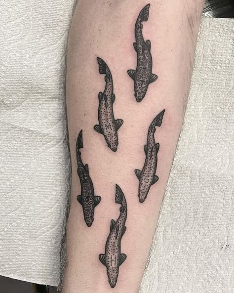 Salmon Tattoo, Small Fish Tattoos, Trout Tattoo, Fly Fishing Tattoo, Underwater Tattoo, Colorado Tattoo, Shadow Tattoo, Sick Tattoo, Fish Tattoo