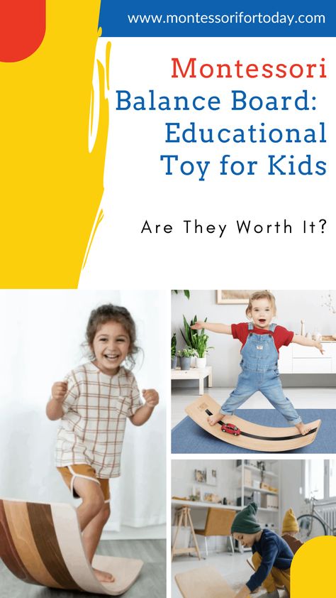 Wobble Board Ideas, Montessori Playroom Ideas, Balance Board Exercises, Wobble Board, Improving Posture, Life Activities, Montessori Method, Practical Life Activities, Montessori Playroom