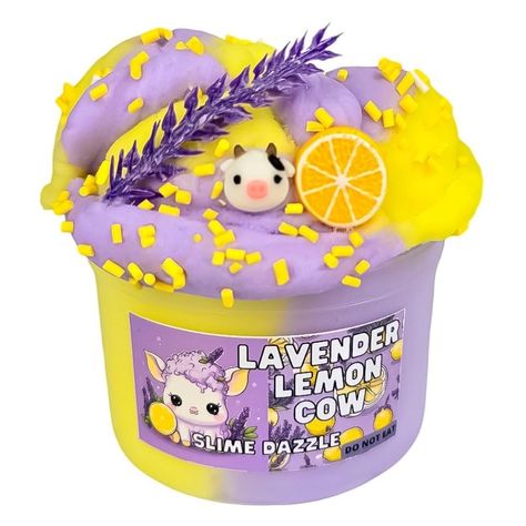 PRICES MAY VARY. Lavender Lemon Cow Cloud Slime TEXTURE: Cloud Dough dense cloud slime perfect for drizzling when inflated. Great slime for beginners soft and stretchy SCENT: Lavender Lemon ADD-INS: Sprinkles, Cow and Lemon charms Made in USA High Quality CPC Tested and Certified Lavender Lemon Cow Cloud Slime TEXTURE: Cloud Dough dense cloud slime perfect for drizzling when inflated. Great slime for beginners soft and stretchy SCENT: Lavender ADD-INS: Sprinkles, Cow and Lemon charms In case if Cheap Slime, Sticky Slime, Cloud Texture, Pink Slime, Cloud Slime, Lavender And Lemon, Slime Toy, Slime Crunchy, Cloud Dough