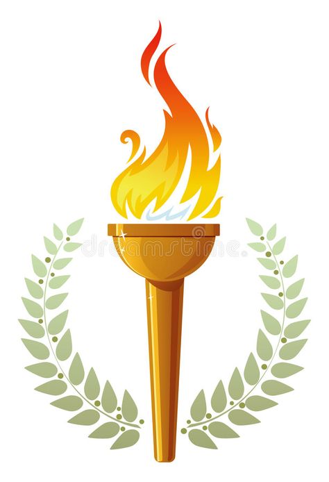 Olive Illustration, Sports Day Decoration, Flaming Torch, Mint Margarita, Olympic Crafts, Paper Lotus, Olympic Theme, Olympic Flame, Olive Wreath