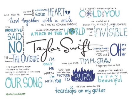 Taylor Swift Debut, Taylor Swift Drawing, Taylor Songs, Taylor Swift Party, Taylor Swift Birthday, Song Name, Bulletin Journal Ideas, Cute Laptop Wallpaper, Taylor Swift Posters