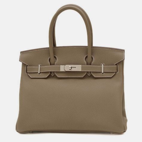 Hermes Etoupe Togo Birkin 30 Handbag Hermes Etoupe, Birkin 30, Luxury Closet, Luxury Bags, Premium Quality, Luxury Fashion, Handbags, Luxury Wardrobe