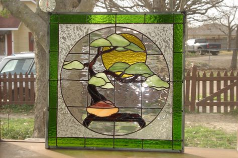 Bonsai Tree....Starra's Glass Crafts Stained Glass Bonsai Tree, Stained Glass Willow Tree, Stained Glass Tree Of Life, Tree Of Life Stained Glass Window, Monstera Stained Glass Panel, Mango Tree, Bonsai Tree, Stained Glass Art, Glass Panels