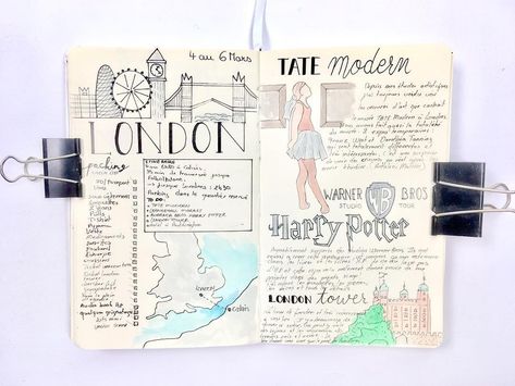 Souvenir London #london #traveljournal #bulletjournal #bullettravel #londres #drawing #dessin #todolist #harrypotter #journaling… London Journal Ideas, Bulette Journal, London Journal, Album Photo Scrapbooking, 2023 Travel, Travel Vibes, Photo Album Scrapbooking, London Art, London Travel