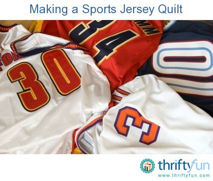 This is a guide about making a sports jersey quilt. A great memory quilt can be made for your sports enthusiast or athlete from a sports jersey collection. Michigan Basketball, Hockey Coach Gifts, School Jersey, Jersey Quilt, National Day Calendar, Jersey Numbers, Hockey Coach, College Colors, Personalized Basketball