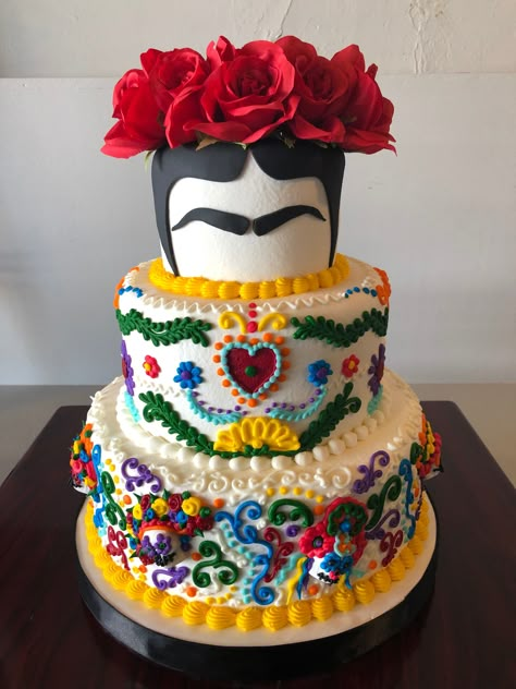 Frida Kahlo Birthday Cake - Adrienne & Co. Bakery | Cake, Birthday cake, Frida  kahlo birthday Catrina Cake Ideas, Frida Kahlo Cupcakes, Frida Kahlo Birthday Cake, Mexican Party Cake Ideas, Frida Party Ideas, Frida Kahlo Cake Ideas, Carmen Sandiego Cake, Frida Birthday Party Ideas, Frida Khalo Party