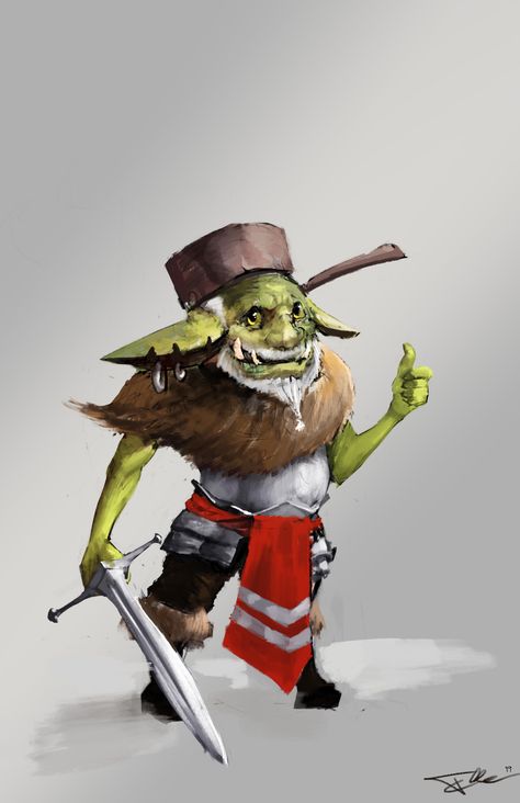 Goblin Chef, Goblin Art, Fantasy Wizard, Dnd Races, Goblin King, One D, Fantasy Races, Dungeons And Dragons Characters, Dnd Art