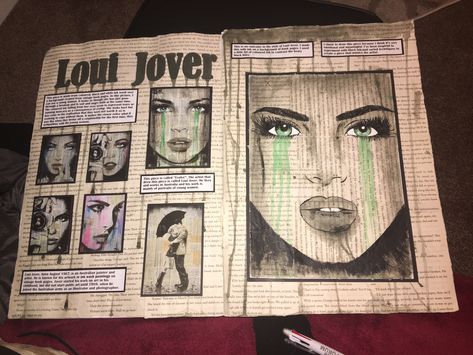 A Level Art Themes, Artist Research Page, Loui Jover Art, Artist Research, Sketchbook Layout, Art Alevel, Loui Jover, Gcse Art Sketchbook, A Level Art Sketchbook