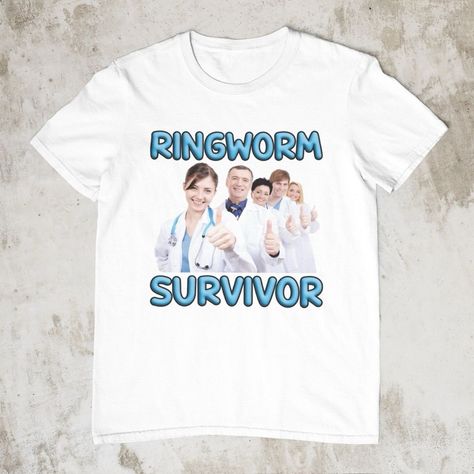 Ringworm Survivor T-Shirt Fast Shipping $25 Lowest I Can Do Custom Deadstock Hit Me With Questions Drool Emoji, Drawings Vintage, People Anime, Goofy Shirt, Place Aesthetic, Inappropriate Shirts, Bad Shirts, Silly Clothes, Silly Shirt