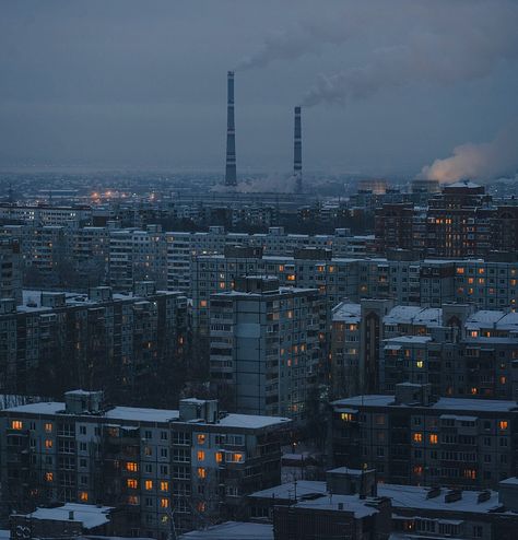 Эстетика грустных городов At Night, Social Network, The City, Russia, Sign Up