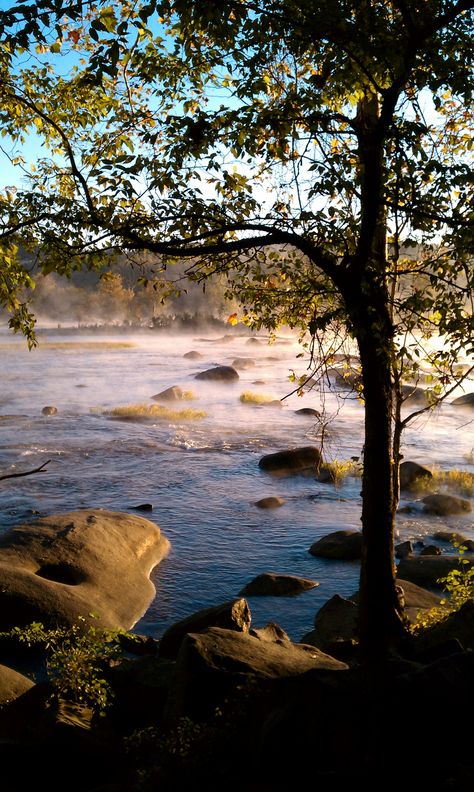 Morning view of the James James River Virginia, Leisure Photography, King's Dominion, Kings Dominion, Photography Places, Matthew West, Float Trip, James River, Virginia Is For Lovers