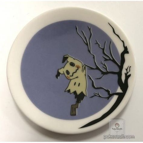 Pokemon Center 2017 Pokemon Research Mimikyu Lottery Prize Mimikyu Mamezara Small Ceramic Plate (Version #5) NOT SOLD IN STORES Pokémon Pottery, Pokemon Pottery Painting, Pokemon Pottery, Pokemon Plate, Pokemon Ceramics Ideas, Pokemon Ceramics, Mimikyu Merch, Mimikyu Polymer Clay, Pokemon Merch