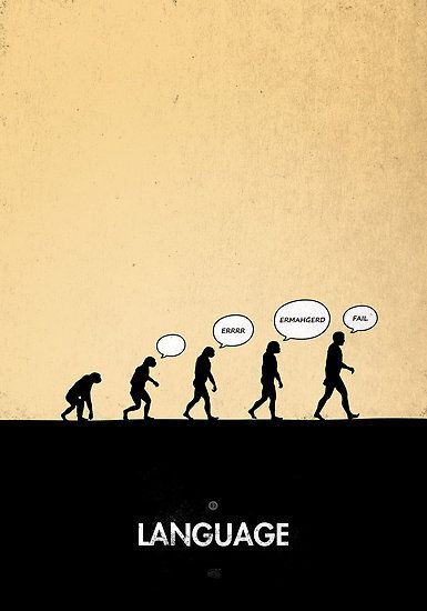 Evolution Of Language, Language Evolution, Evolution Art, Creative Advertising, Environmental Art, Cultura Pop, Minimalist Poster, Great Artists, Unique Art